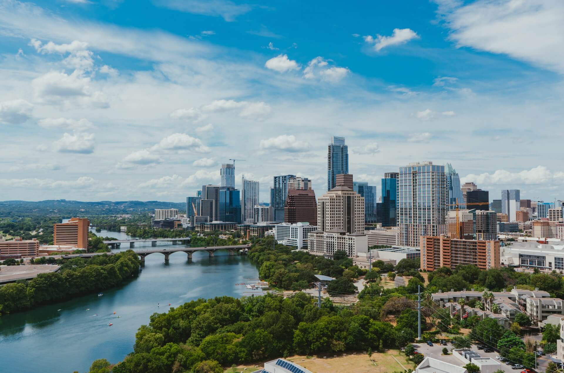 A view of the Austin landscape.